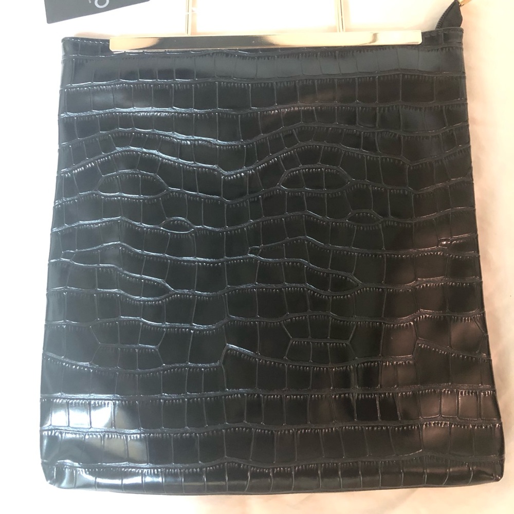 EGO CROC PRINT HANDBAG